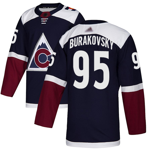 Adidas Colorado Avalanche Men #95 Andre Burakovsky Navy Alternate Authentic Stitched NHL Jersey->colorado avalanche->NHL Jersey